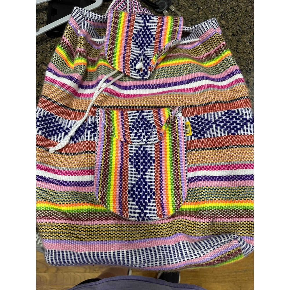 pinzon boho‎ striped hippie  backpack